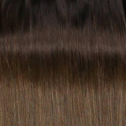 Premium Tape Extensions Straight / Classic Tape 4 cm / 8 pieces O2.3/5.0 Chocolate Brown Ombre 40 cm