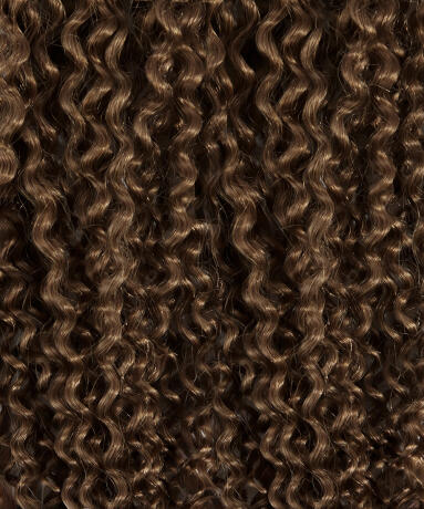 Premium Keratin Extensions Spiral Curls 20 pieces M2.3/2.6 Dark Ashy Highlights 60 cm