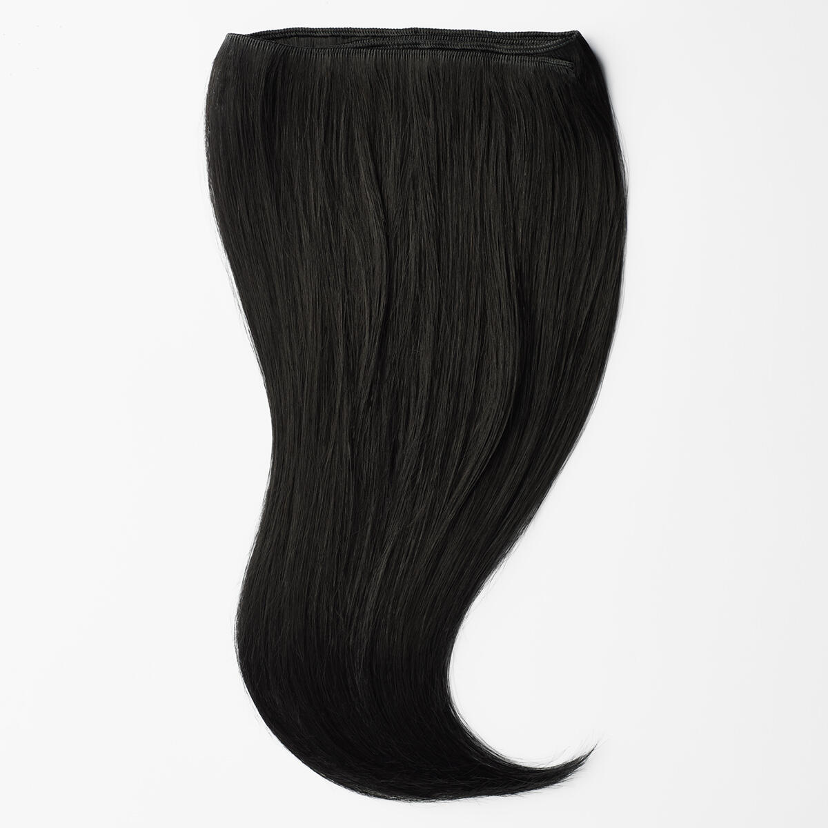 Premium Weft Extensions Straight / Single Layer / Light Volume 1.0 Black 60 cm