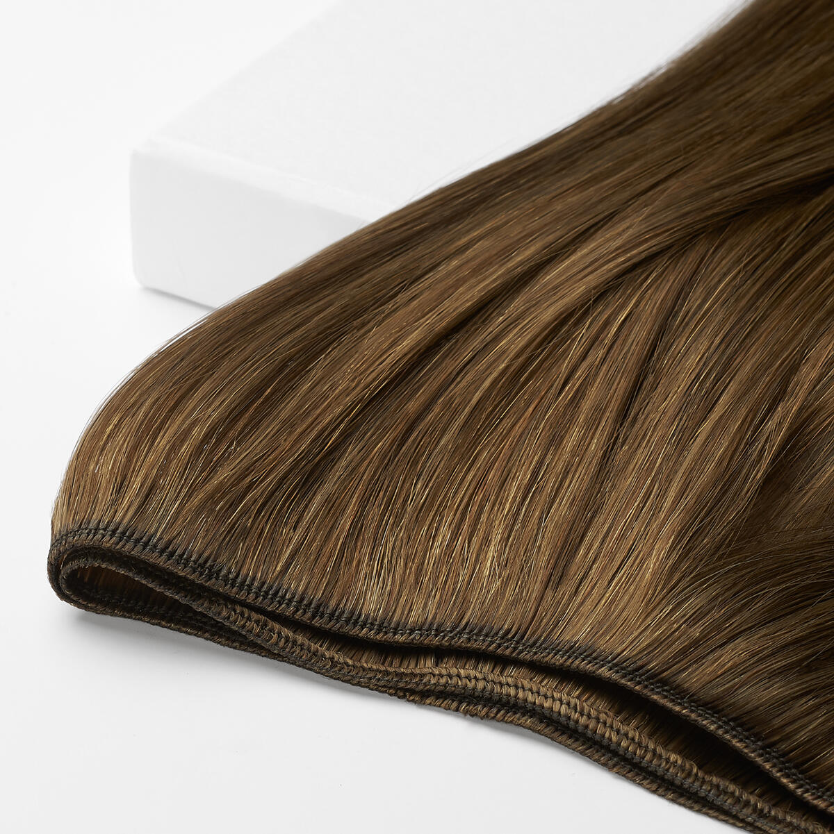 Premium Weft Extensions - Single Layer 5.0 Brown 40 cm