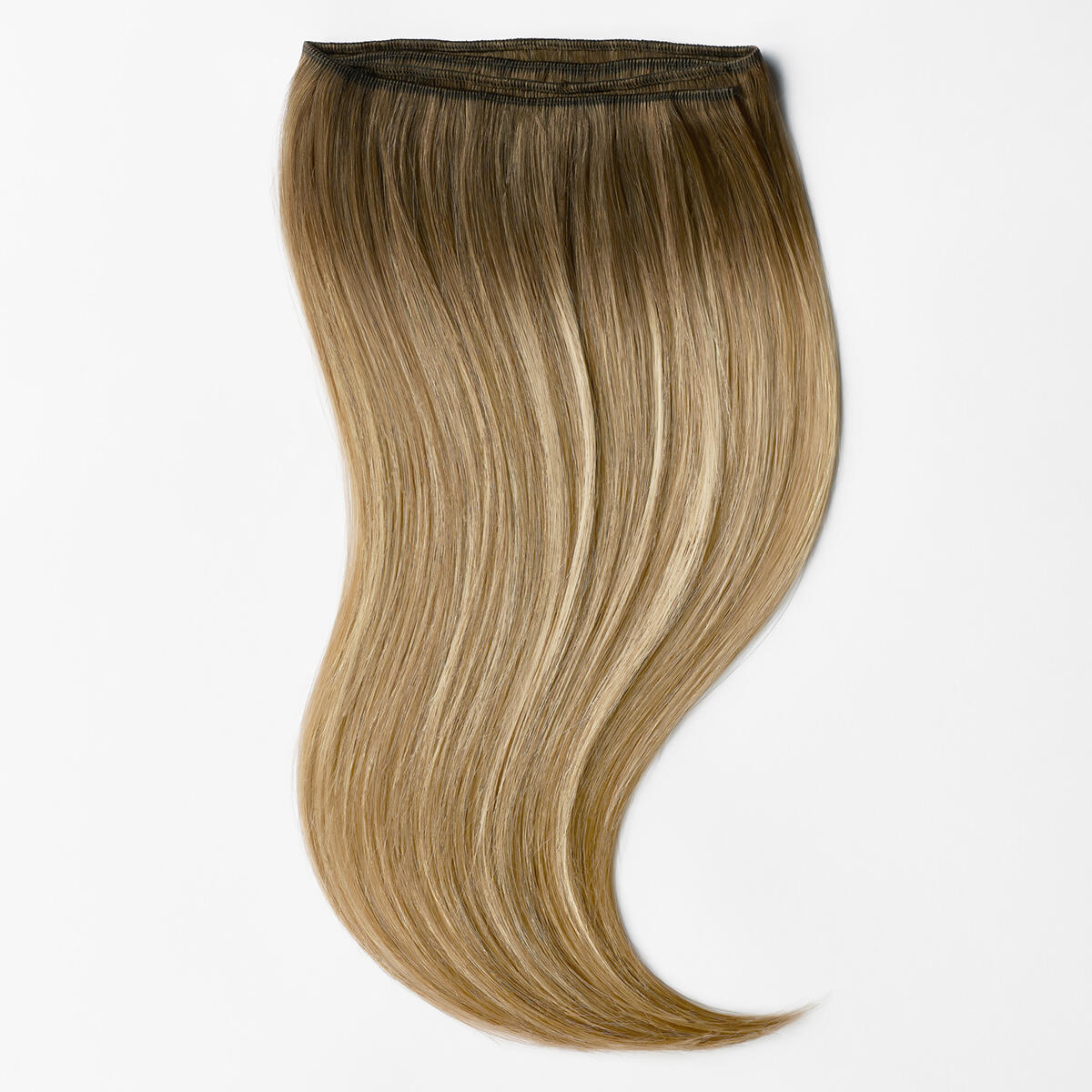 Premium Weft Extensions Straight / Single Layer / Light Volume B5.1/7.3 Brown Ash Blonde Balayage 60 cm