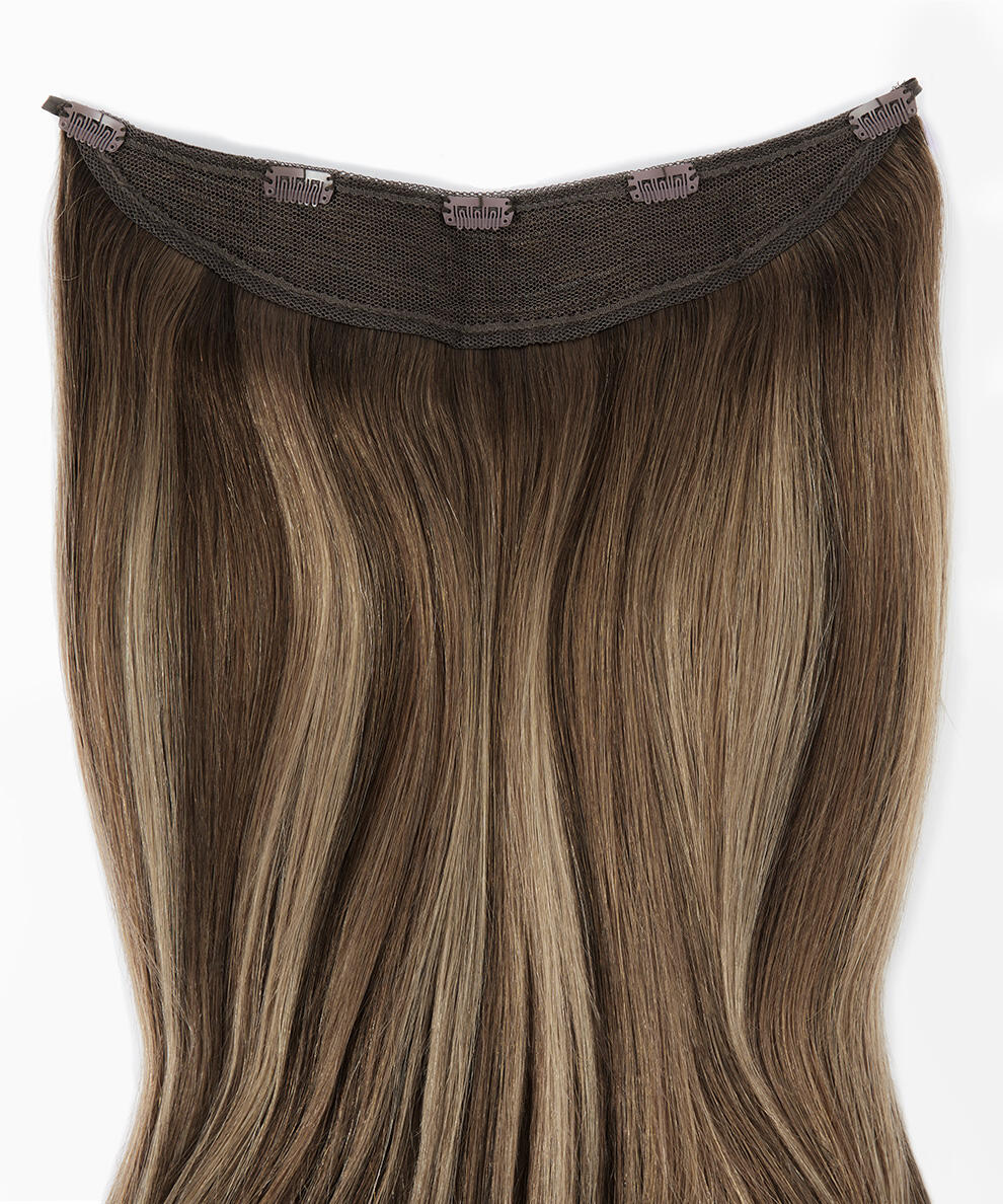 Halo Hairband Straight / Medium Volume B2.3/5.0 Hazelnut Caramel Balayage 50 cm