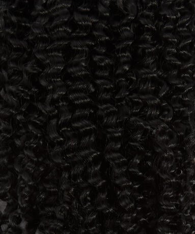 Premium Keratin Extensions Spiral Curls / 20 pieces 1.0 Black 60 cm