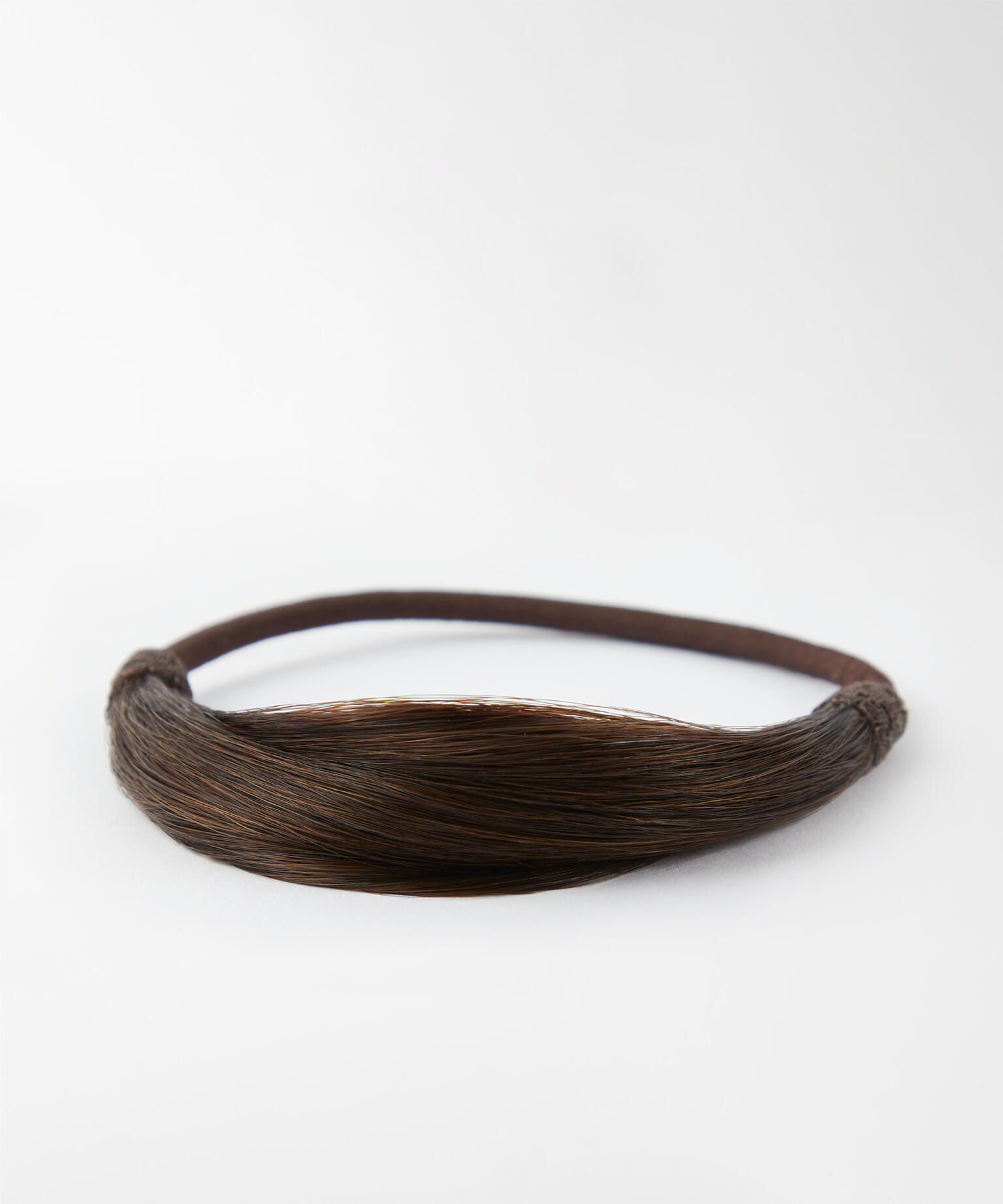 Hair Covered Hair Tie 1-pack 2.3 Chocolate Brown