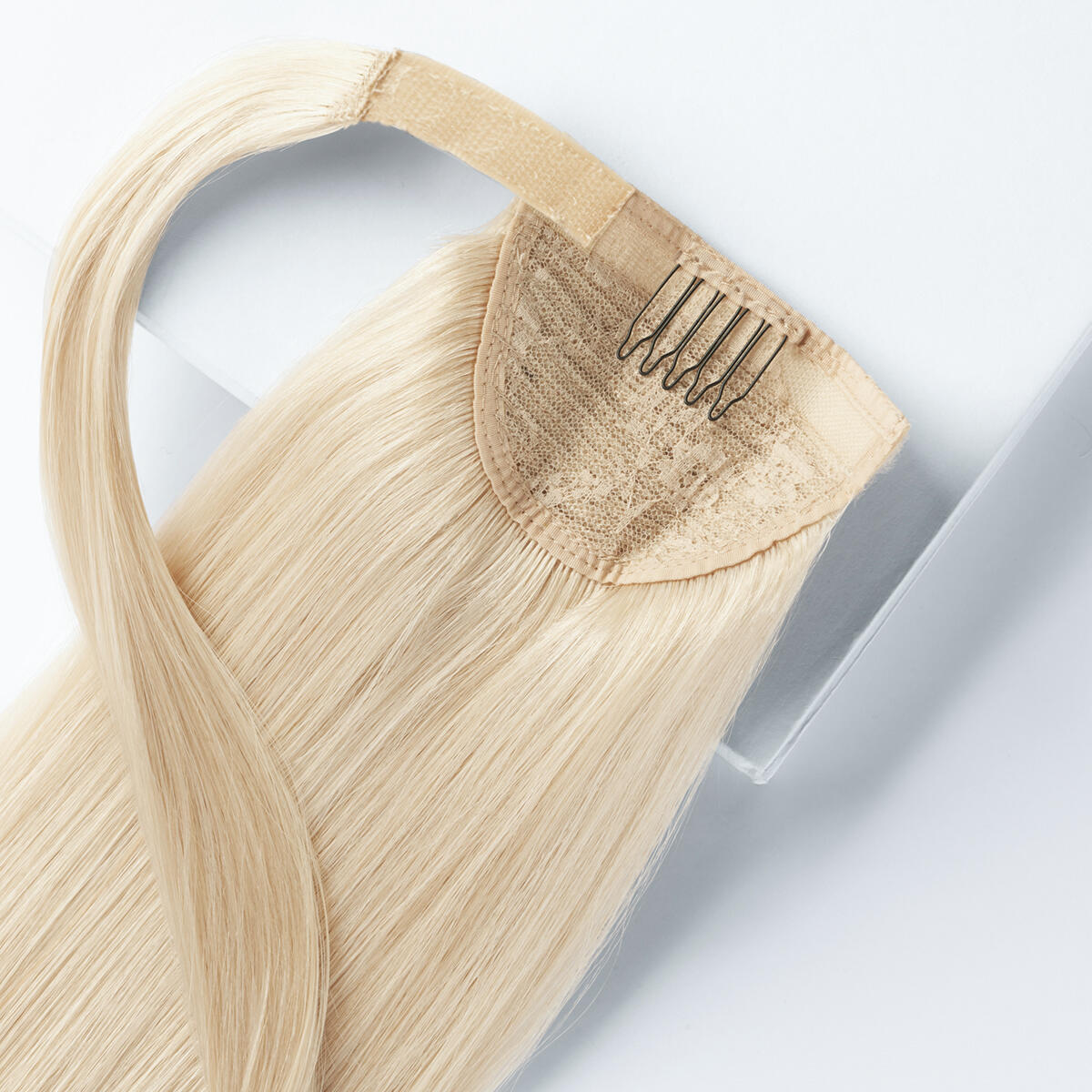 Ponytail Straight / Clip-in / Medium Volume 10.10 Platinum Blonde 50 cm