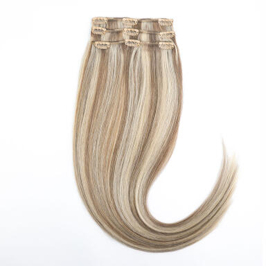 Clip-on set 3 pieces M7.1/10.8 Natural Ash Blonde Mix 40 cm