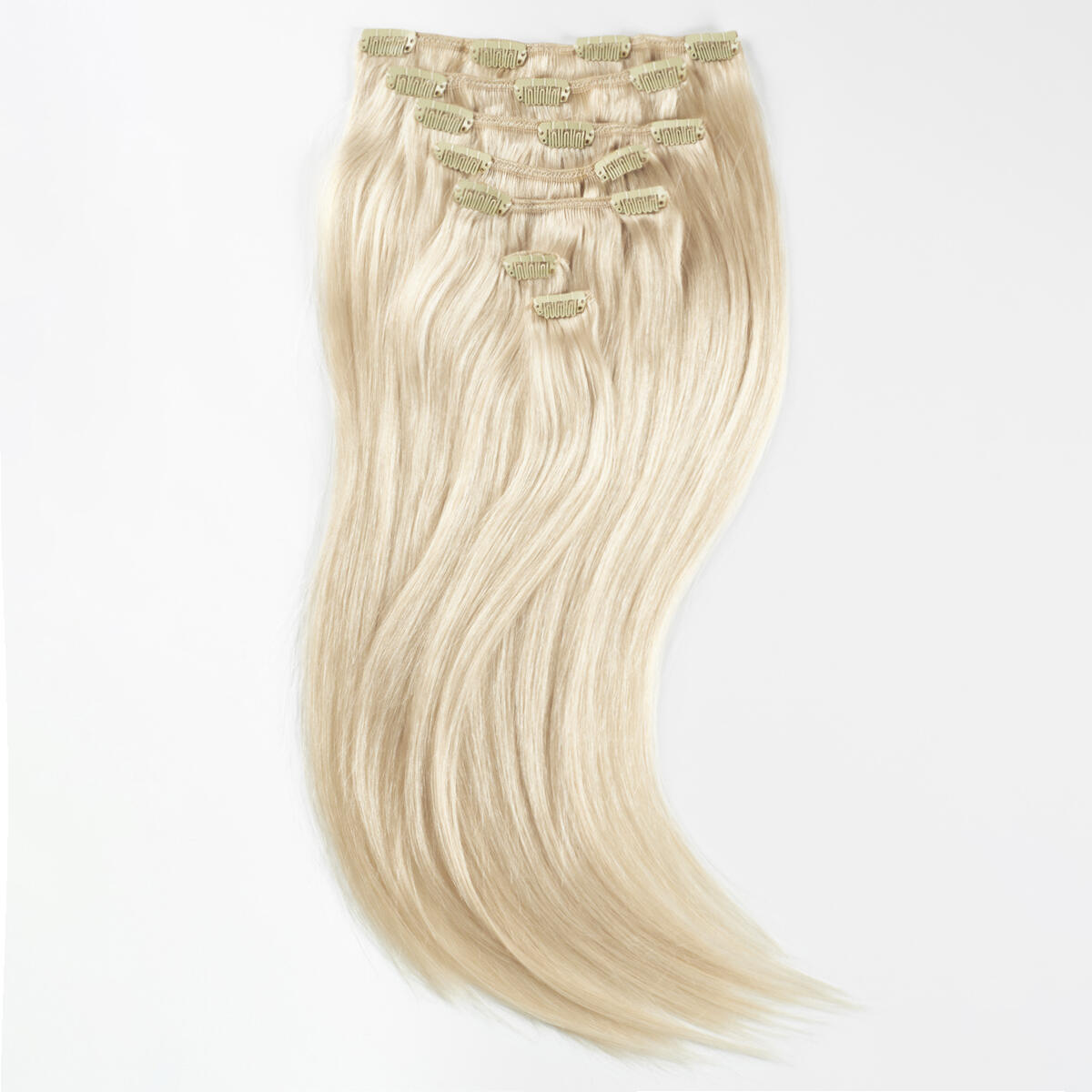 Clip-on set 7 pieces 10.10 Platinum Blonde 50 cm