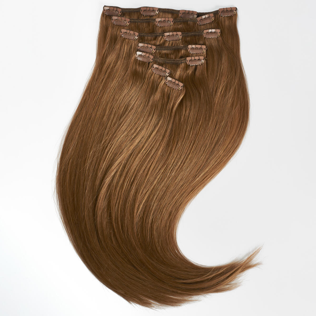 Clip-on set 7 pieces 5.1 Medium Ash Brown 50 cm