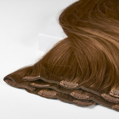 Clip-on set 7 pieces 5.1 Medium Ash Brown 50 cm