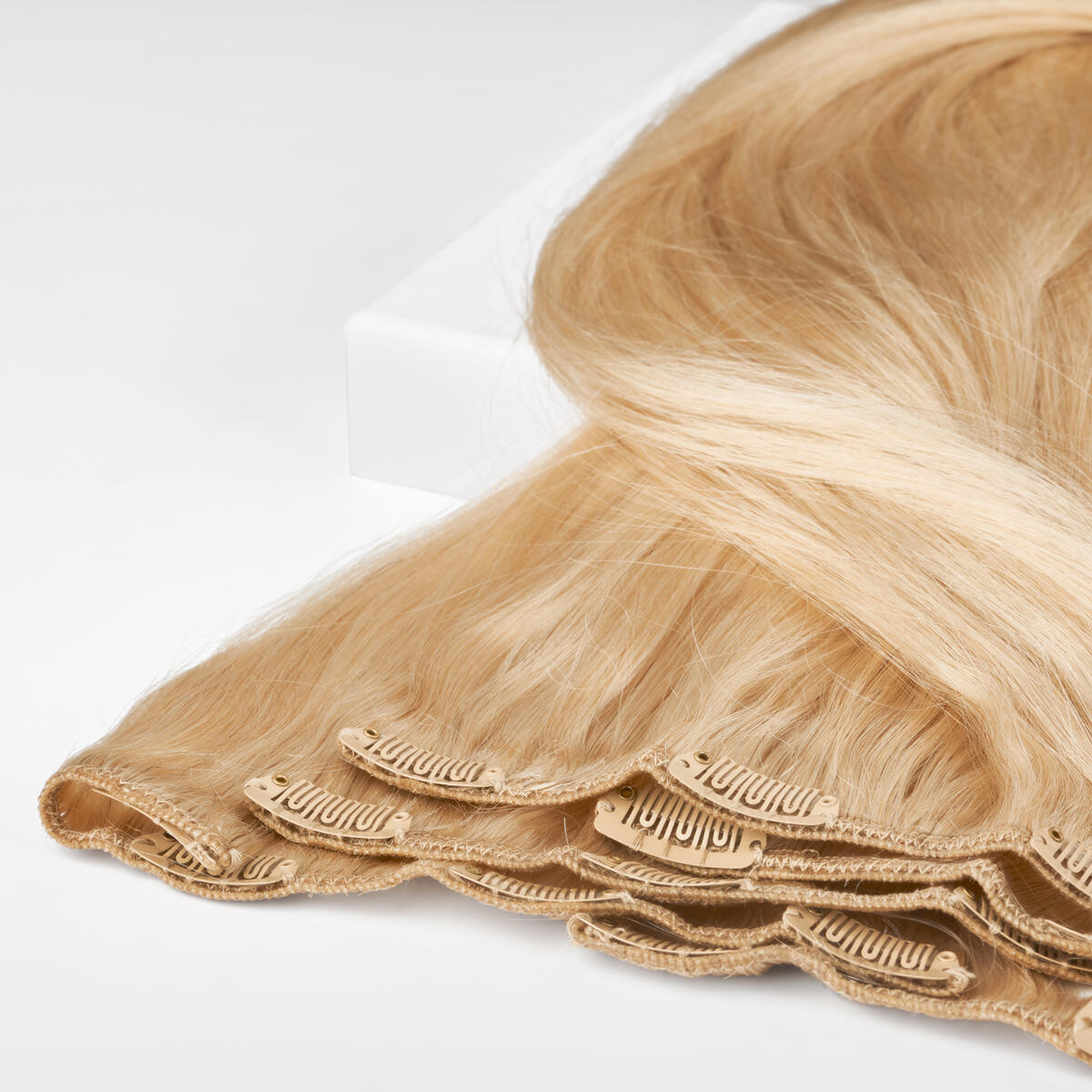 Clip-on set 7 pieces 8.3 Honey Blonde 40 cm