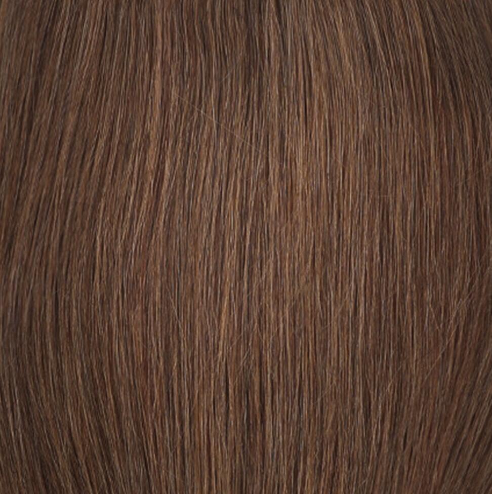 Premium Weft Extensions Straight / Single Layer / Light Volume 5.0 Brown 40 cm