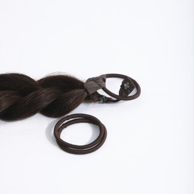 Easy Braid Extensions For voluminous braids 2.3 Chocolate Brown 55 cm