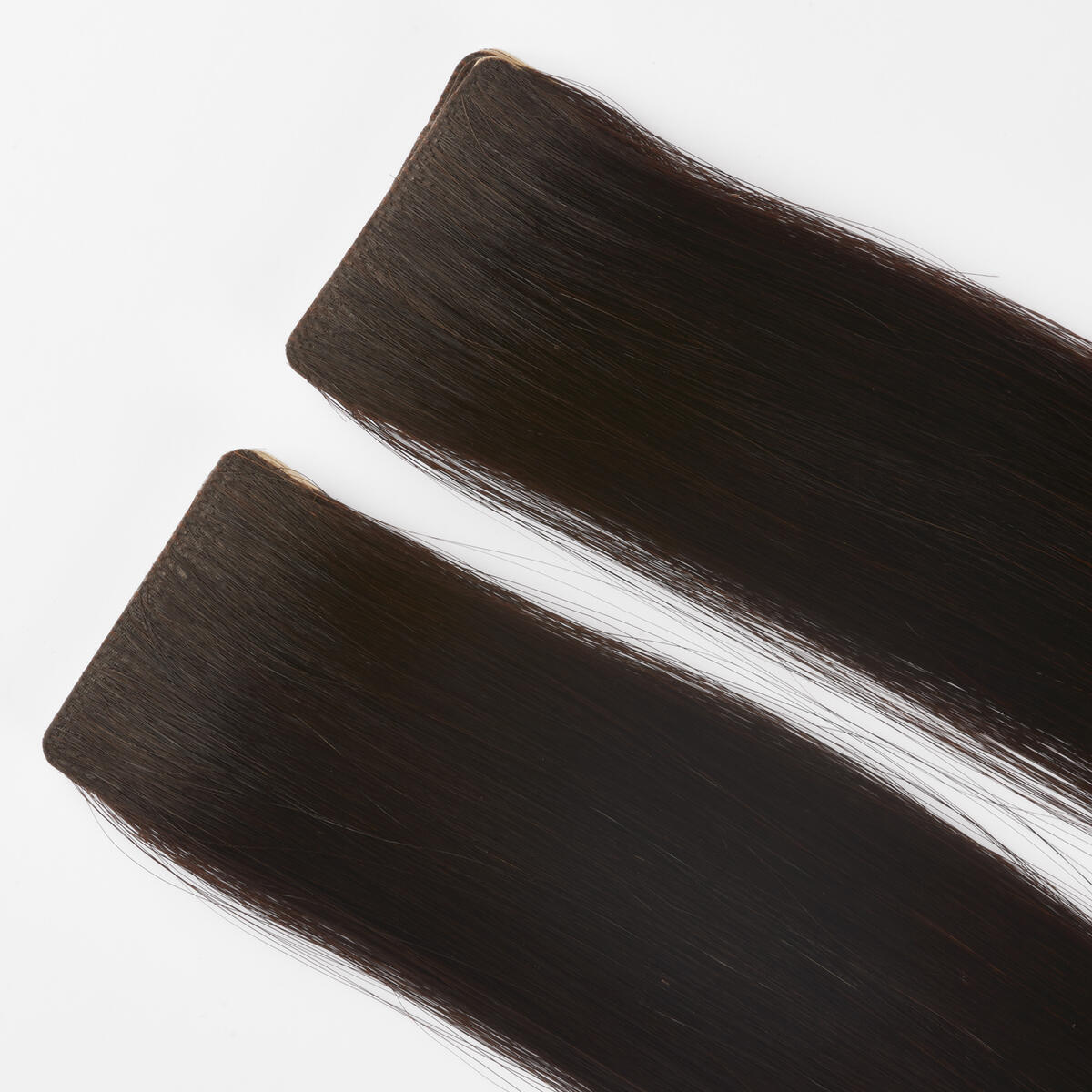 Premium Tape Extensions Straight / Seamless Tape 4 cm / 8 pieces 1.2 Black Brown 50 cm