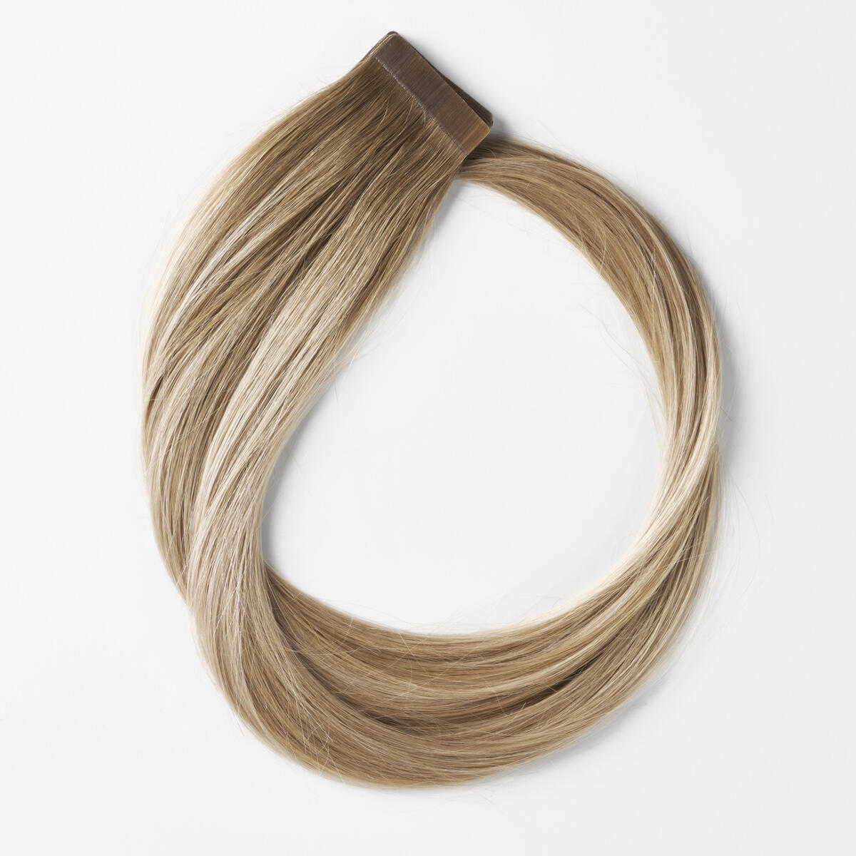 Premium Tape Extensions Straight / Classic Tape 4 cm / 8 pieces B5.1/7.3 Brown Ash Blonde Balayage 30 cm