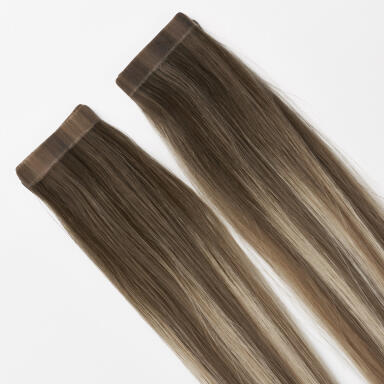 Premium Tape Extensions Classic 4 B2.6/10.7 Dark Ashy Blonde Balayage 40 cm