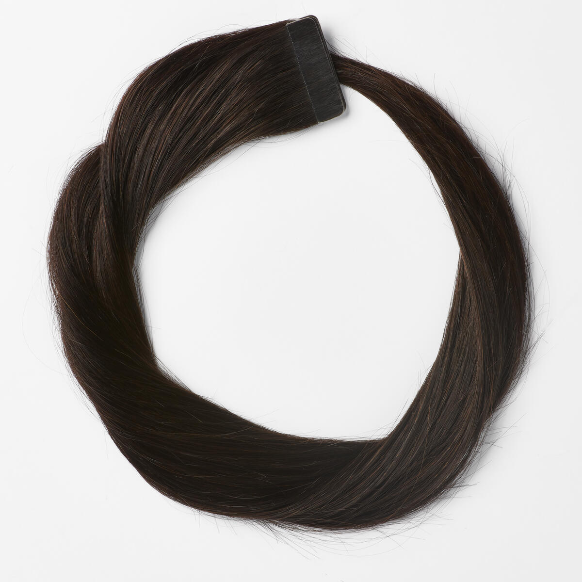 Occasion Tape Extensions Straight / Classic Tape 4 cm / 8 pieces 1.2 Black Brown 50 cm