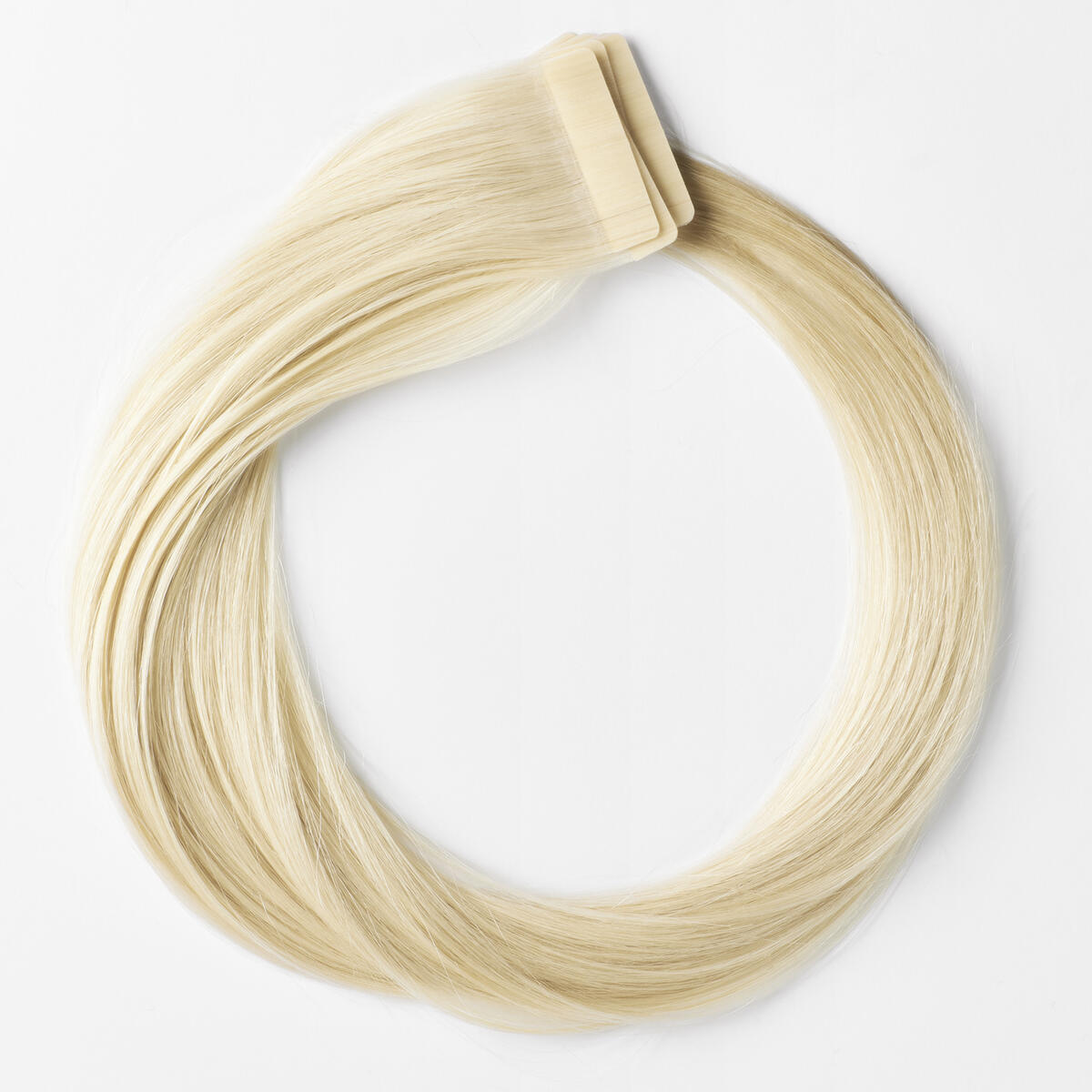 Premium Tape Extensions Straight / Classic Tape 4 cm / 8 pieces 10.10 Platinum Blonde 50 cm