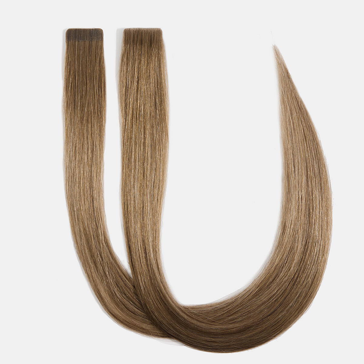 Premium Tape Extensions Straight / Mixed Tapes 3 cm / 8 pieces B5.0/8.3 Brownish Blonde Balayage 50 cm