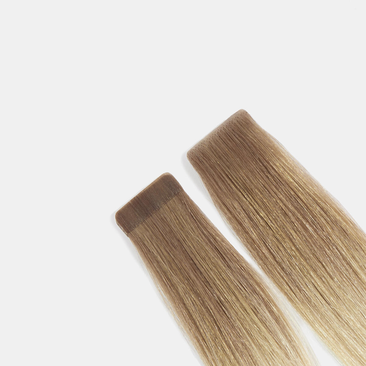 Premium Tape Extensions Straight / Mixed Tapes 3 cm / 8 pieces B7.3/10.10 Cool Platinum Blonde Balayage 30 cm