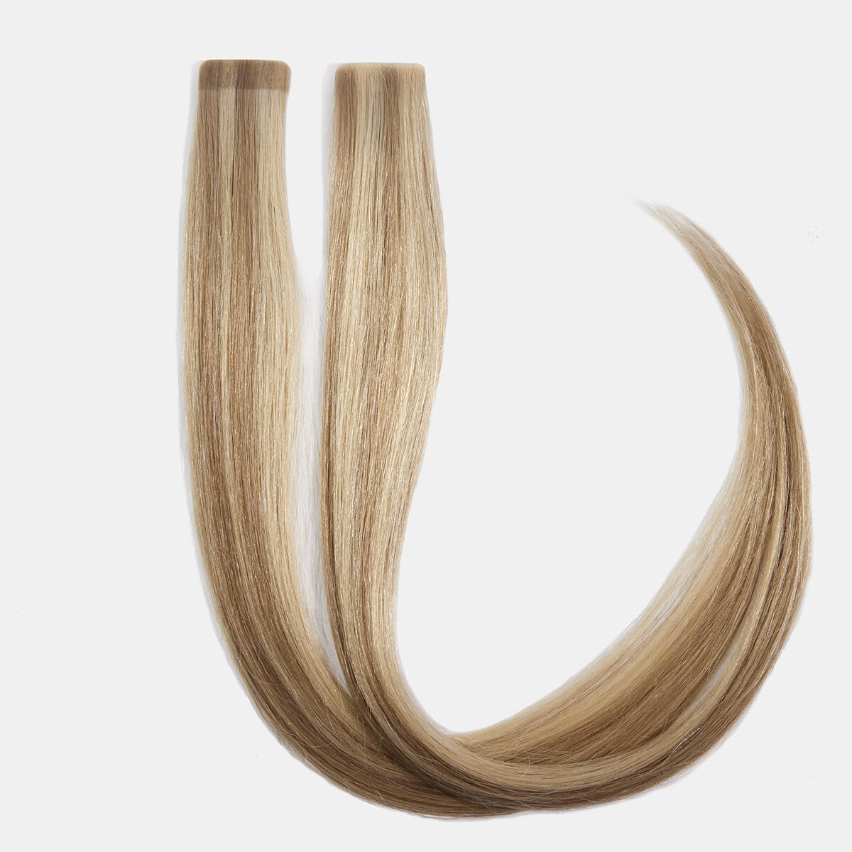 Premium Tape Extensions Straight / Mixed Tapes 3 cm / 8 pieces M7.3/10.8 Cendre Ash Blonde Mix 50 cm