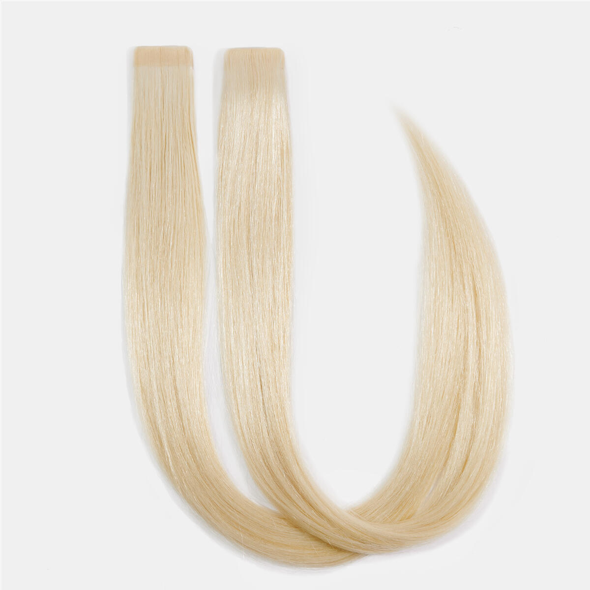 Premium Tape Extensions Straight / Mixed Tapes 3 cm / 8 pieces 10.10 Platinum Blonde 50 cm