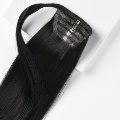 Sleek Clip-in Ponytail 1.0 Black 30 cm