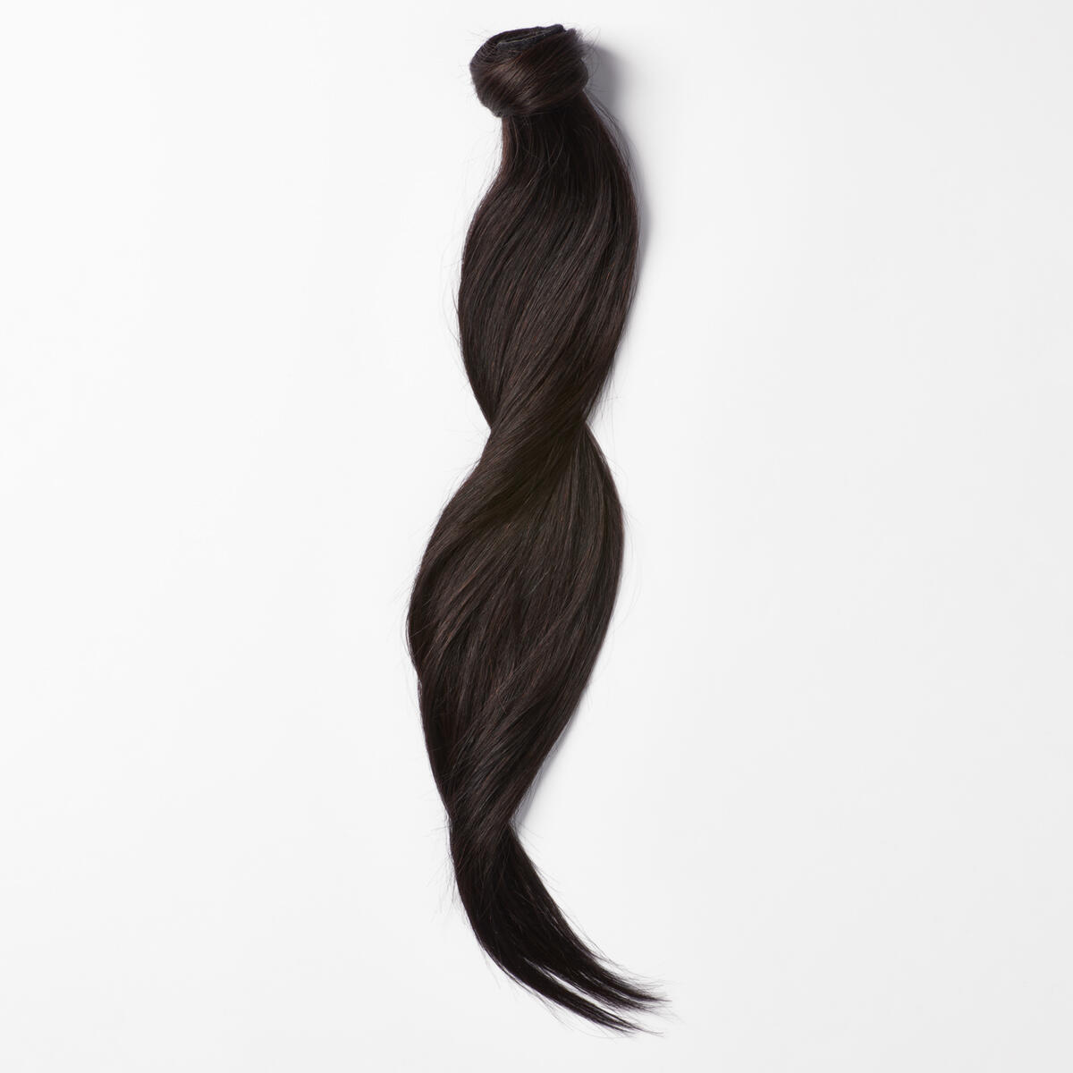 Ponytail Straight / Clip-in / Light Volume 1.2 Black Brown 40 cm