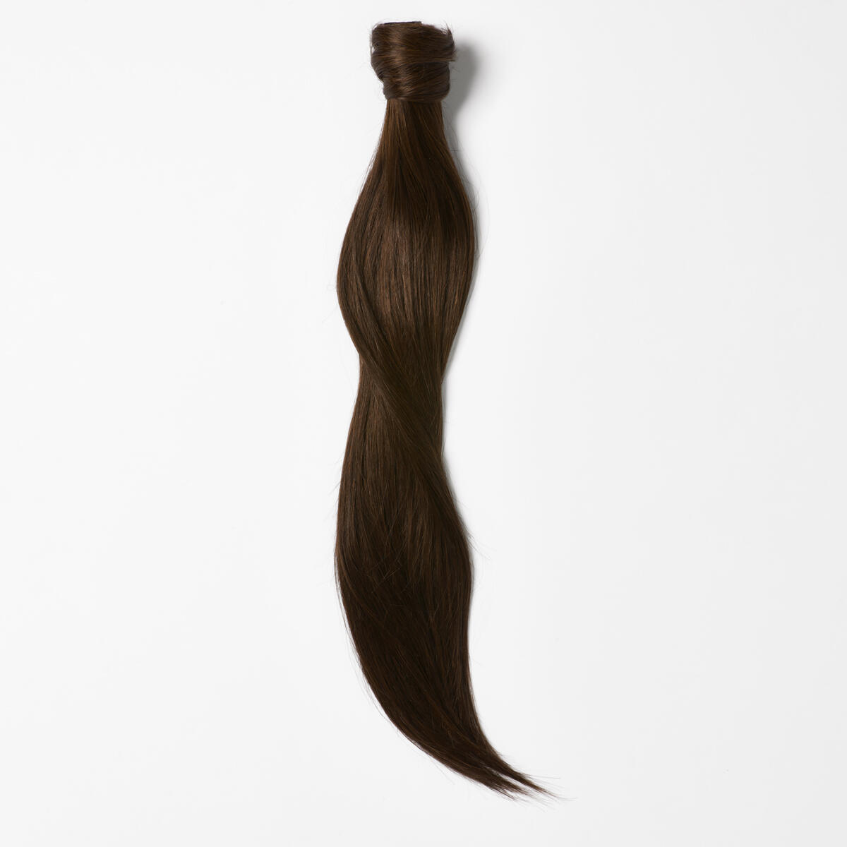 Sleek Clip-in Ponytail Made of real hair 2.0 Dark Brown 40 cm