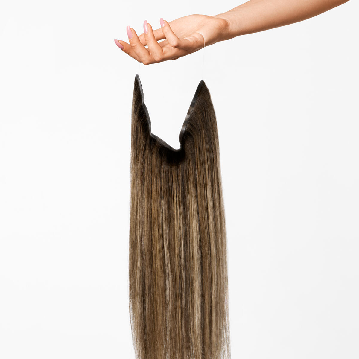 Sleek Hairband B2.3/5.0 Hazelnut Caramel Balayage 50 cm