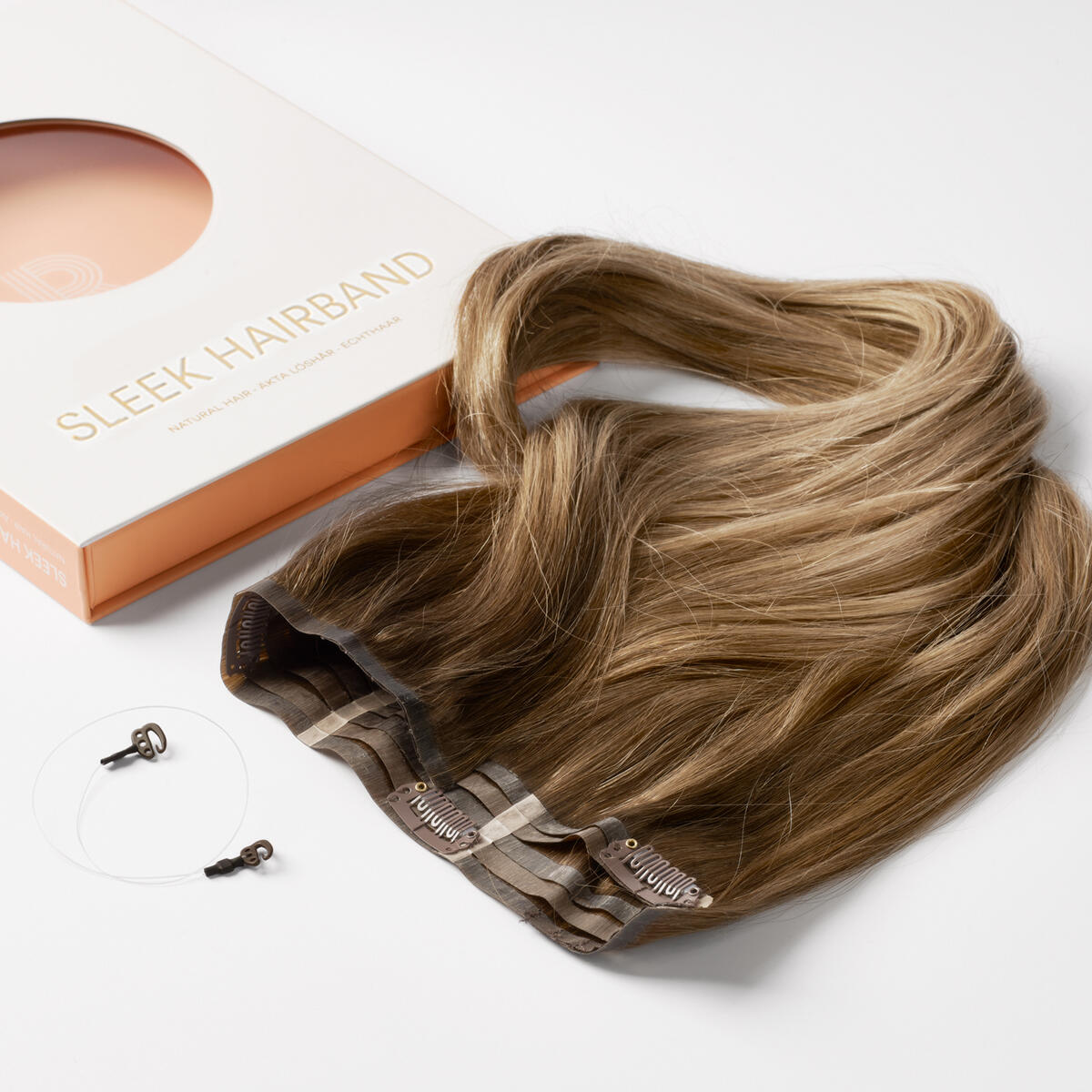 Sleek Hairband B5.0/8.3 Brownish Blonde Balayage 50 cm