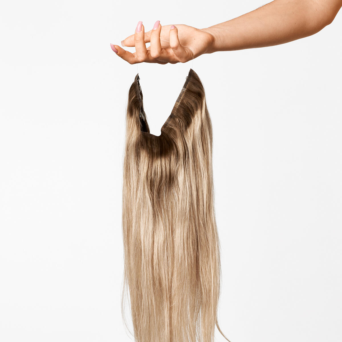 Sleek Hairband B5.1/7.3 Brown Ash Blonde Balayage 50 cm