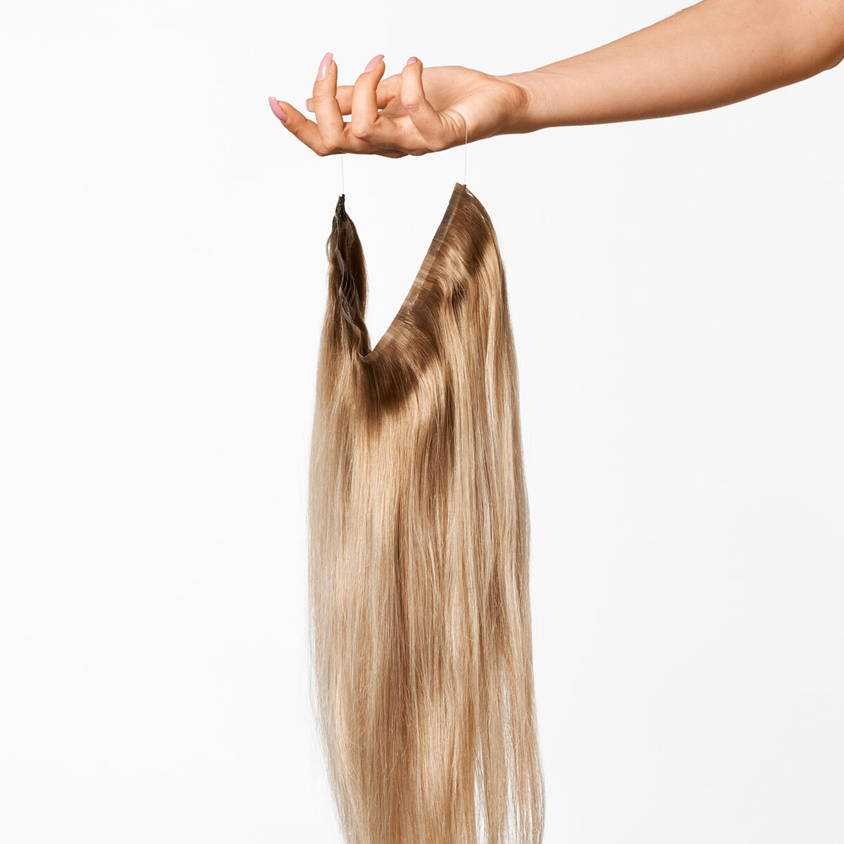 Sleek Hairband B5.3/8.0 Champagne Blonde Balayage 50 cm 