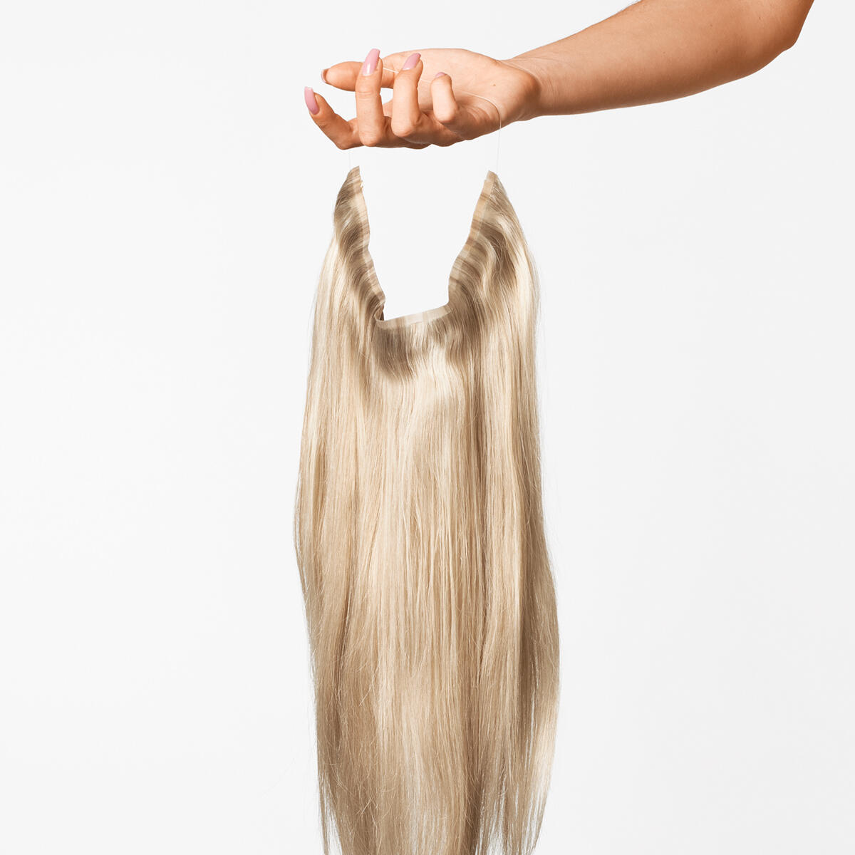 Halo Hairband Straight / Light Volume M7.3/10.8 Cendre Ash Blonde Mix 50 cm