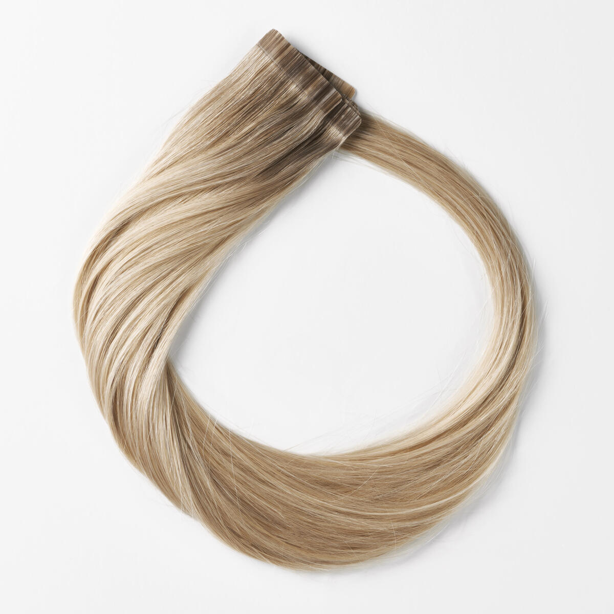 Occasion Tape Extensions Straight / Classic Tape 4 cm / 8 pieces C2.2/10.5 Dark Cool Blonde ColorMelt 50 cm